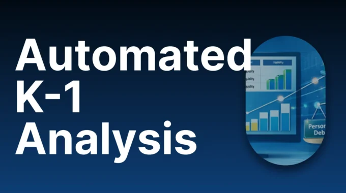 Automated K-1 Analysis